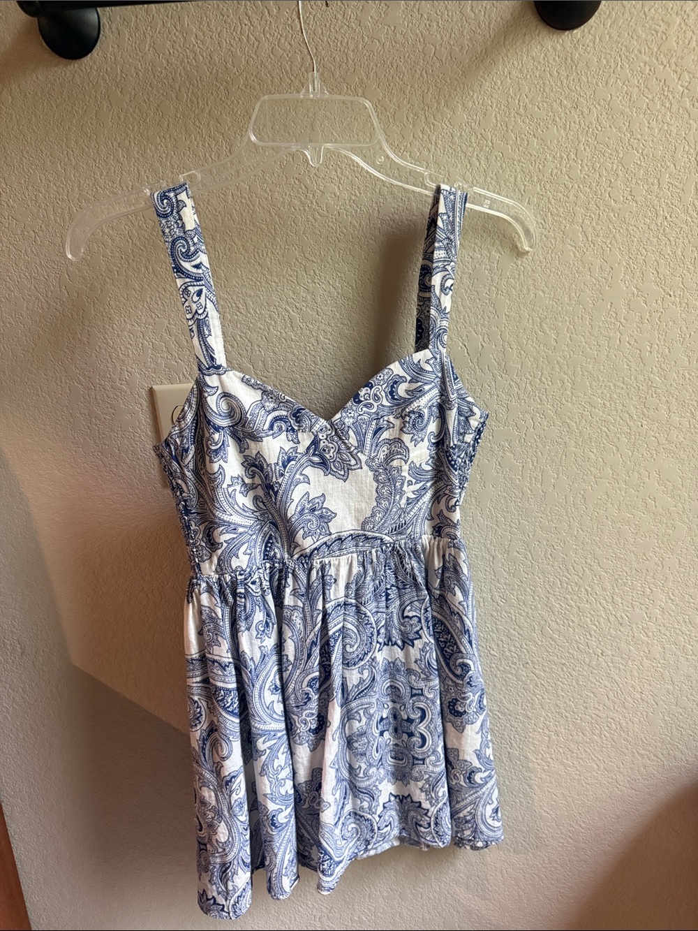 Blue floral Zara dress